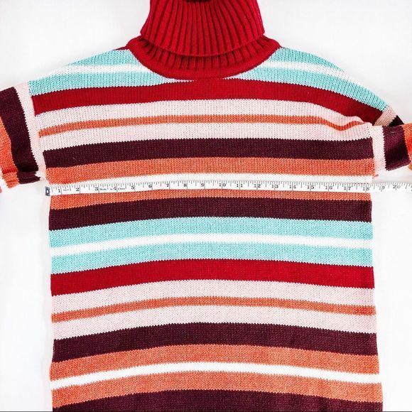 Hayley Menzies Sweater Sunset Stripes Fringe Jumper - Picture 7 of 10